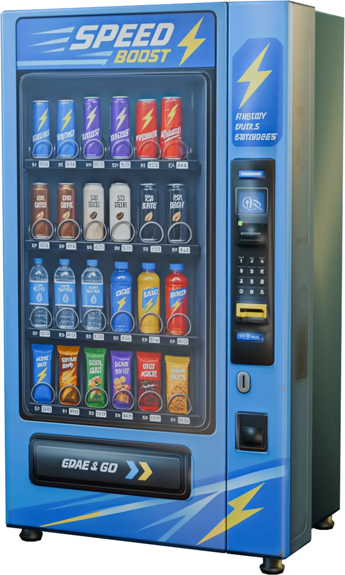 The Speed Boost perk vending machine from Damn, Zombies.