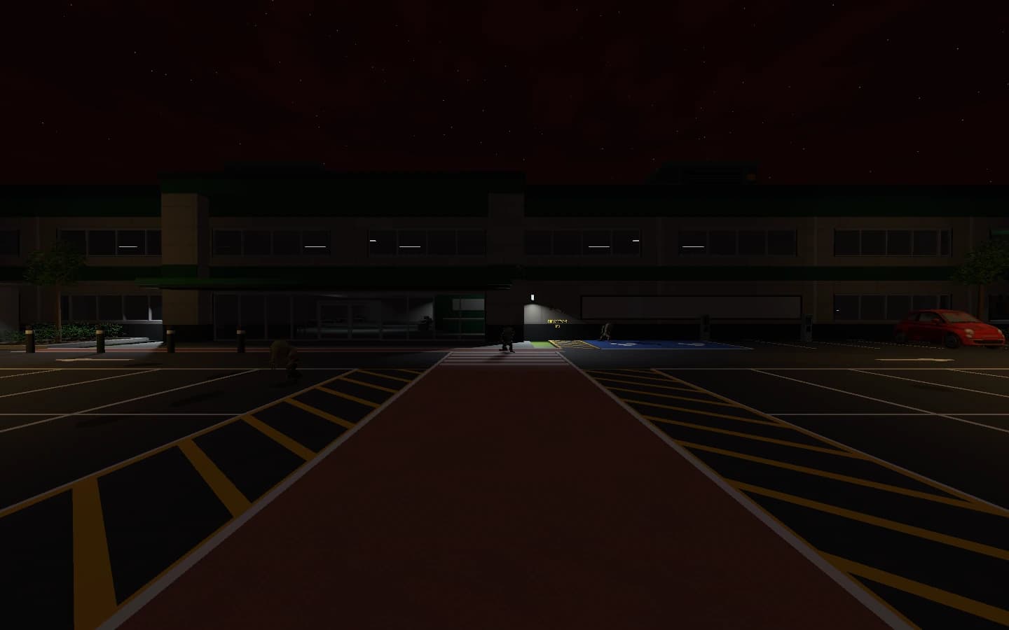 The yard at the eclipse: before the visual update