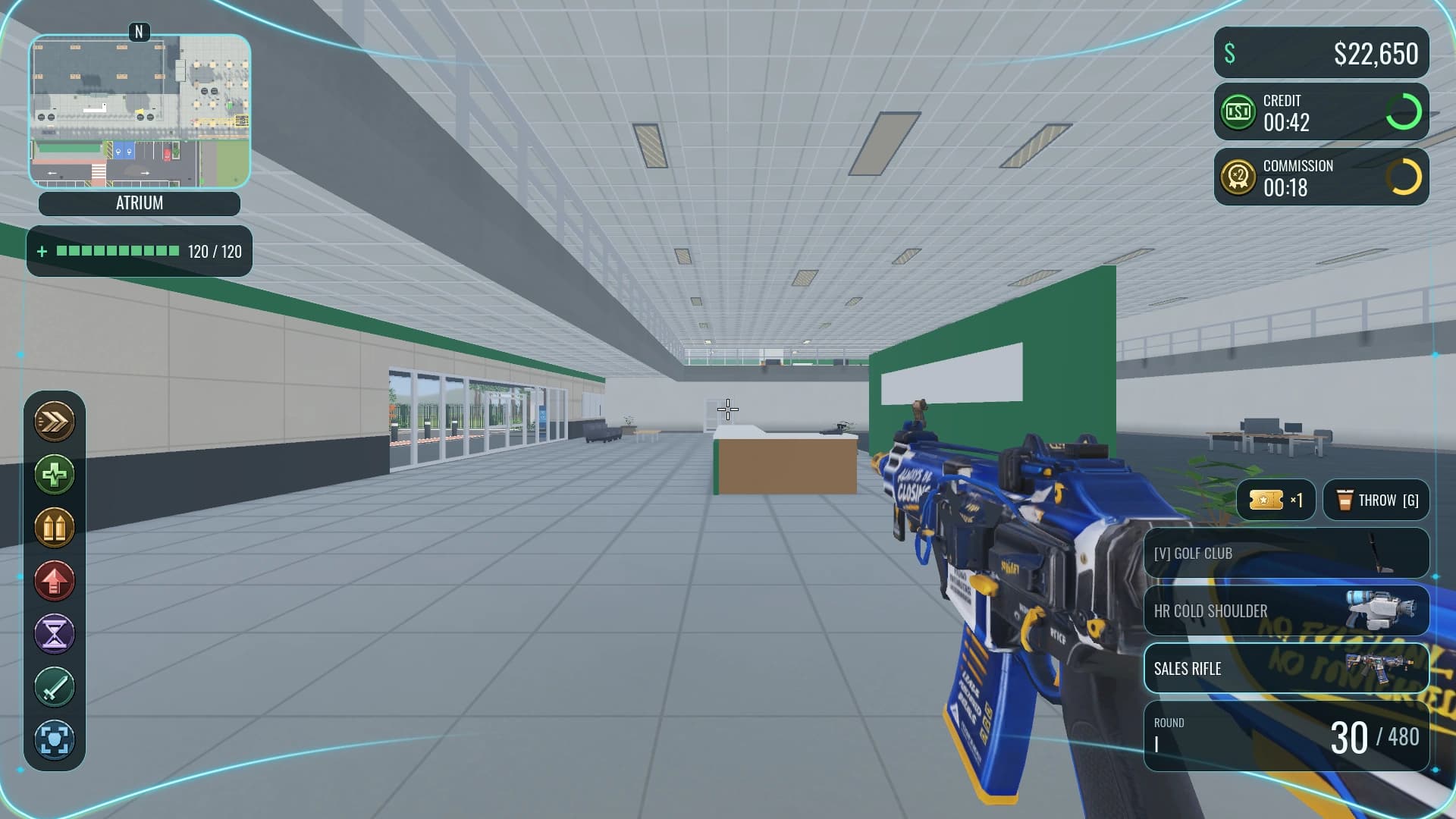 The HUD, before and after: after the visual update
